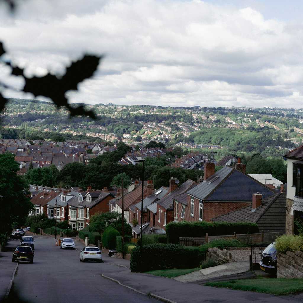 Houses in a rural UK village