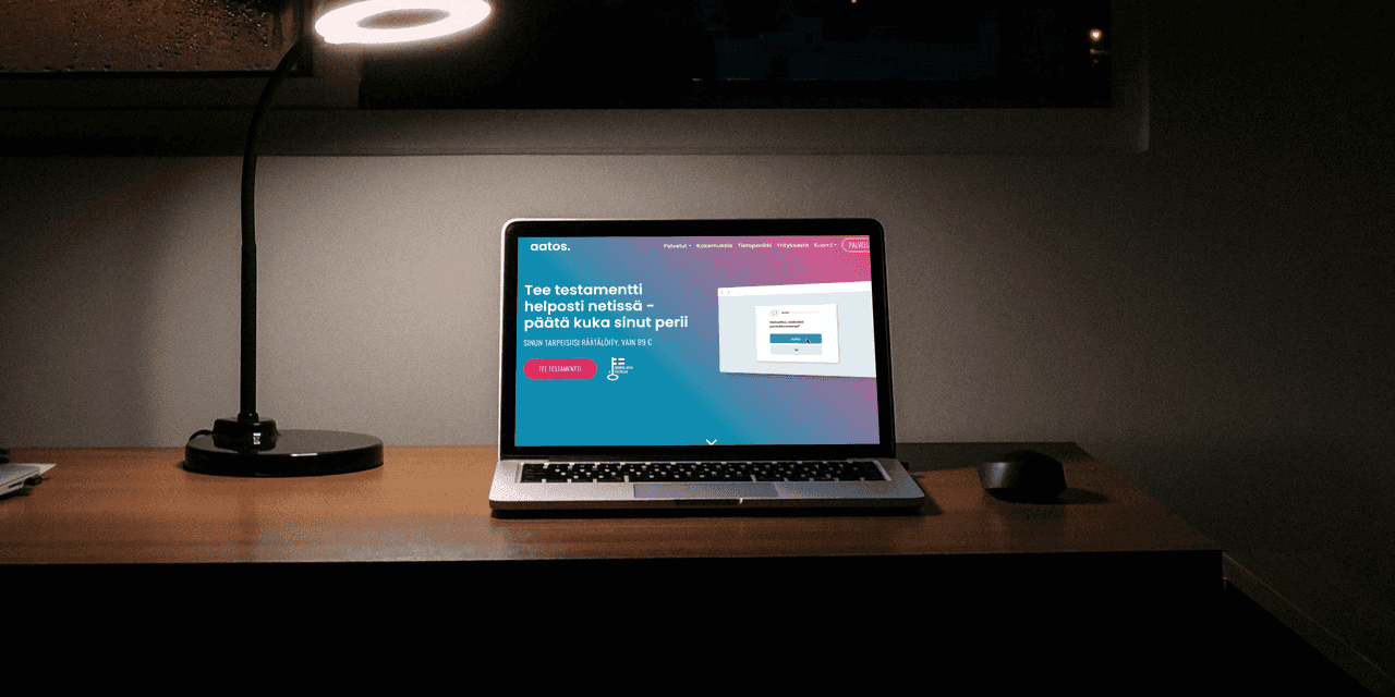 Aatos testamentti etusivu