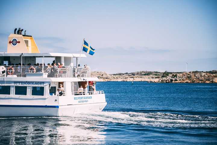 Båten seglar