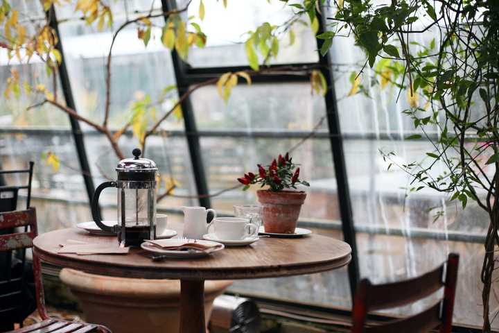 Kaffe i cafe