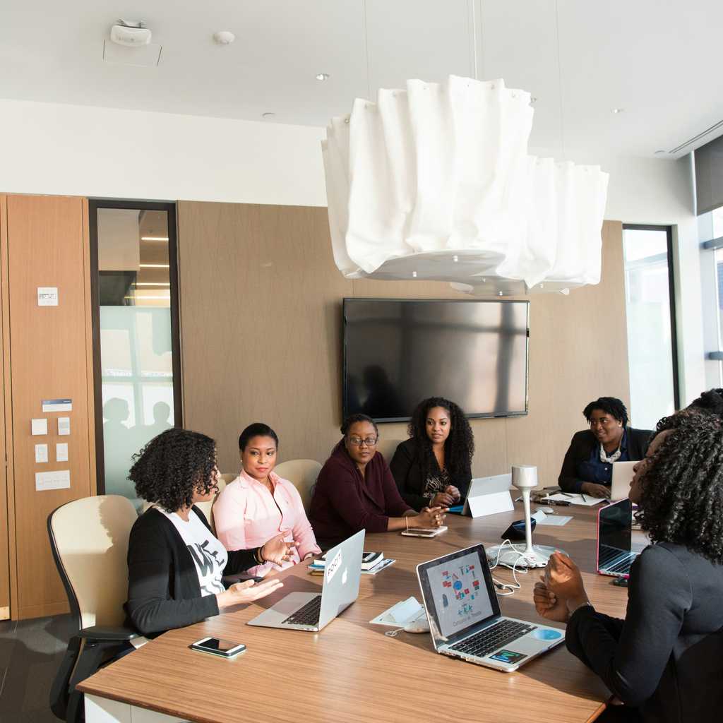 People in a conference room