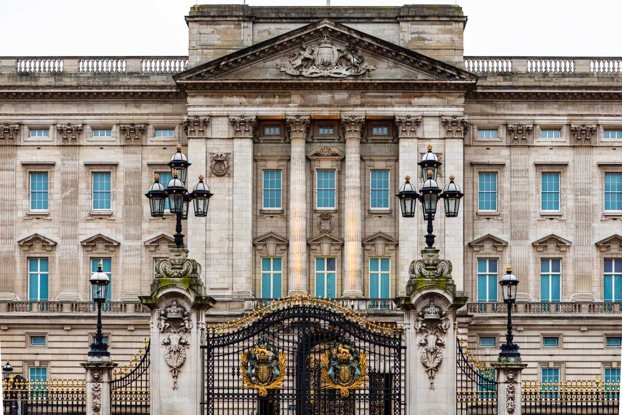 Fasaden av Buckingham Palace